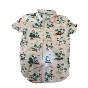 Cactus Boys size 9/10 tropical button up shirt